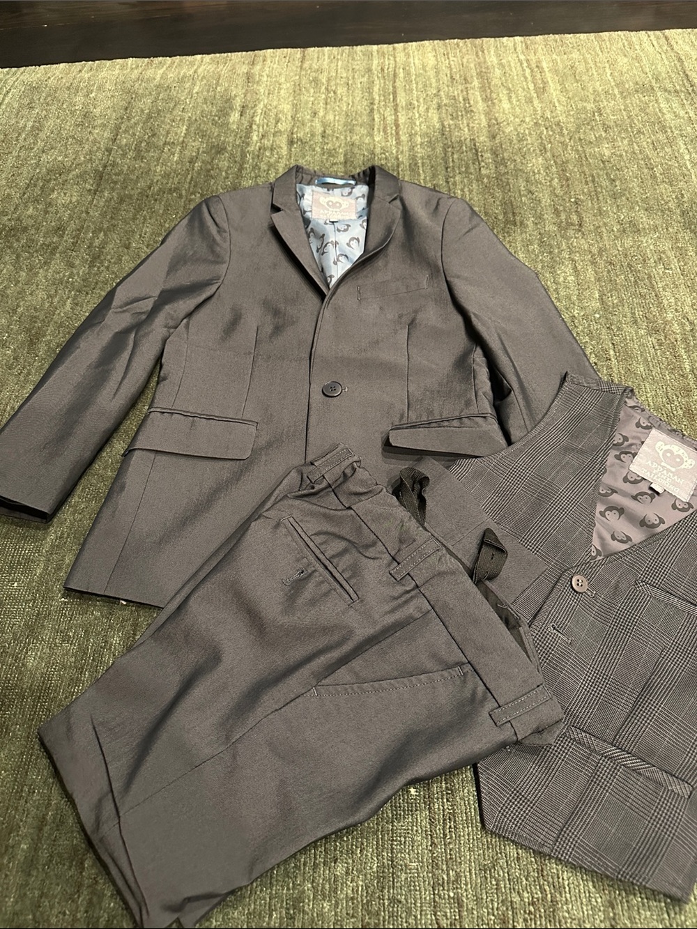 Appaman Junior Gray Classic Suit